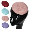 thumbnail image 4 of Elegant Sinamay Fascinator Base Millinery Fascinator Hat Base Party Hats Accessories Women Headwear Linen Hat Bases, 4 of 9