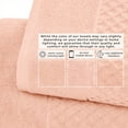 thumbnail image 5 of Great Bay Home Quick Dry Diamond Waffle 6 Piece Towel Set, Pink, 5 of 6