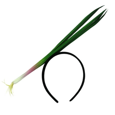 

Make Up Ginger Radish Scallion Hairband Headband Button Scallion Headdress Beige J