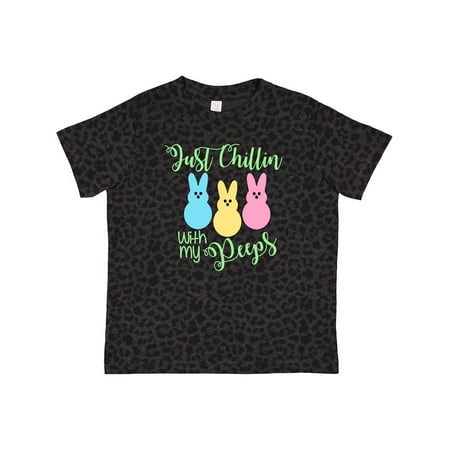 

Inktastic Funny Easter Just Chillin with My Peeps Gift Toddler Boy or Toddler Girl T-Shirt