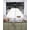 Black, variant on Black Marble Swag Valances for Windows, Small Curtains Drapes, Vintage Abstract Grey Fluid Aesthetic Kitchen Window Curtains Over Sink Rod Pocket Window Treatment Valance for Bedroom/Bathroom 56"x36"