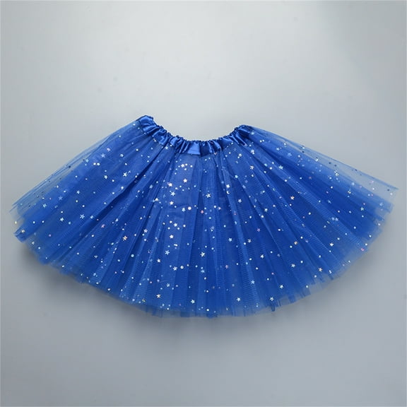 Kids Dress up Blue Skirt Tutu Skirts for Girls Dress up Spring Birthday Party Ballet Dress for Girls Mardi Gras Skirt for Girl