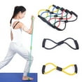 WAXIAYUZ Resistance Band Figure 8 Shape Exercise Cords for Home Fitness