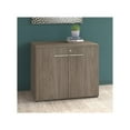 thumbnail image 2 of Office 500 36W Storage Cabinet with Doors in Modern Hickory - Engineered Wood, 2 of 7