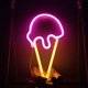 thumbnail image 3 of Letreros de cono de helado con luces LED de neón, decoración de habitación Kawaii, regalo de Navidad para niñas adolescentes, arte con batería o alimentado por USB, luces nocturnas decorativas para i JAMW Sencillez, 3 of 4
