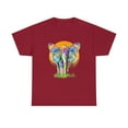 thumbnail image 2 of Elephant Watercolor Lovely T-Shirt, 2 of 2