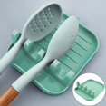 thumbnail image 1 of Yttmshdga Rack Multi Utensil Spoon Holder With Drip Pad Anti Slip And Heat Kitchen And Grill Spoon Holder Suitable For Spatulas Spoons Tongs Kitchen Small Tools And Cooking Accessories, 1 of 9