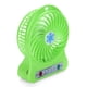 thumbnail image 5 of Ventilador de luz LED recargable portátil Mini escritorio USB 18650 ventilador de batería Comprar 2 barco 3, 5 of 5