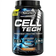 MuscleTech Cell Tech Hardgainer Creatine Powder, Orange, 28 Servings