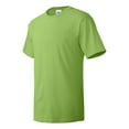 thumbnail image 2 of Hanes Mens 5.2 oz HEAVYWEIGHT Short Sleeve T-shirt, M, Lime, 2 of 4