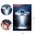 thumbnail image 2 of GreenDecor 5x7Ft UFO with Light Beam Backdrop Aliens Star Wars Fantastic Background Props Video Studio Photography, 2 of 4