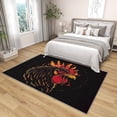 thumbnail image 4 of 2x3 Rug, Rooster Door Mat Washable Non Slip Soft for Entryway, Farmhouse Animal Rug, Chicken Carpet, Rooster Home Decor & Gifts, 4 of 7