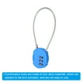 thumbnail image 4 of Uxcell Small Combination Lock 7.8 Inch, 1 Pack 3 Digit Padlock for Locker, Bright Blue, 4 of 6