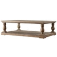 thumbnail image 5 of Weston Home Dunbar Pedestal Coffee Table with Lower Storage Shelf, 5 of 11