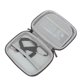 thumbnail image 3 of Bolsa de almacenamiento de accesorios digitales de EVA, organizador de protección anticaídas para dispositivos electrónicos, bolsa de transporte para baterías externas, auriculares y gancho (negro), 3 of 6