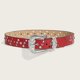thumbnail image 4 of Elegant Waist Belts for Jeans Dress Rhinestones Butterfly Buckle Grommet Belt Girls Body Jewelry Grommet Waist Chain Rose Red, 4 of 4