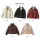 thumbnail image 3 of Minnieouse Ultimate Warmth Chaqueta De Invierno Para Mujer Elegante Y De Moda Chaqueta Acolchada Y Gruesa Para Mujer Abrigos y chamarras café S, 3 of 6