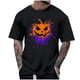 thumbnail image 1 of Blusas y camisas de manga corta y cuello redondo para hombre. Blusas/camisetas de manga corta con cuello redondo y estampado de Halloween para hombre. Blusa para hombre., 1 of 4