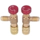 thumbnail image 1 of Válvula de carga de refrigerante, 2 piezas Válvula de control de refrigeración Válvula de control de refrigerante Válvula de refrigerante de ingeniería de precisión, 1 of 12