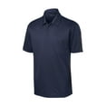 thumbnail image 5 of Sport-Tek PosiCharge Active Textured Colorblock Polo-XL (True Navy/ Grey), 5 of 6