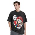 thumbnail image 5 of Camisetas de Super Mario para hombre, camisetas de verano Y2K divertidas de manga corta, camiseta de cuello redondo, camiseta informal de hip hop, gran oferta, 5 of 5