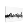 thumbnail image 3 of Trademark Fine Art "Buffalo New York Skyline B&W" Canvas Art by Michael Tompsett, 3 of 5