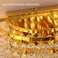 thumbnail image 3 of Miumaeov Modern Contemporary Crystal Wall light LED Wall Sconce Bedside Lamp Wall Mounted Lighting Fixture Gold, 3 of 12