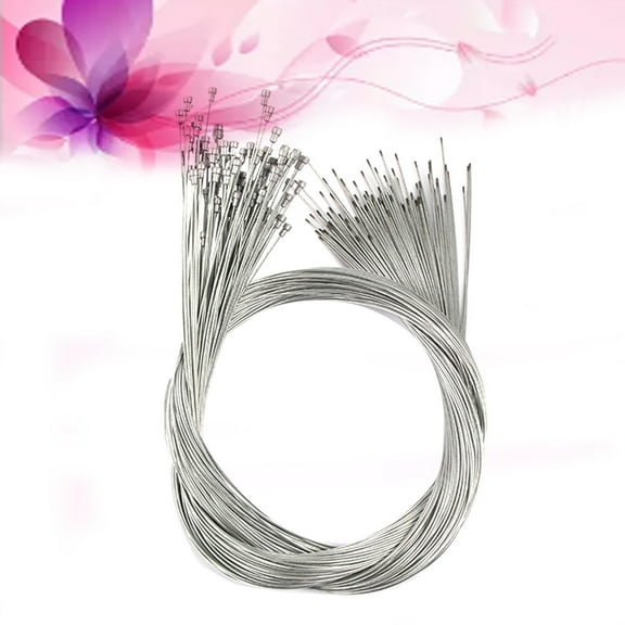 KONTONTY 10Pack Metal Brake Cables for Down Wiring on Mountain Bikes with 200 x 1.5 x 1.5cm