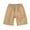 D01-Khaki, variant on FYDUU Little Boys Twill Cargo Shorts Boys School Uniform Shorts Solid Color Casual Shorts Fashion Comfort Pull On Jogger Shorts Fashionable Cute