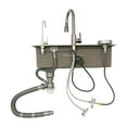 thumbnail image 5 of Stainless Steel Built-in Kitchen Sink Multifunctional Sink with Pull Out Faucet, 5 of 7
