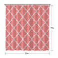 thumbnail image 5 of Boho Floral Shower Curtain 72x72 Inches - Tropical Leaves, Vintage Botanical Print, Waterproof Fabric for Chic Bathroom Decor, Modern Farmhouse & Bohemian Style, 5 of 5