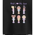 thumbnail image 3 of Polly Pocket - Polly Pocket Doll Grid Cropped Graphic Hoodie, 3 of 5