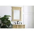thumbnail image 5 of Elegant Decor Wood Frame Mirror 22 Inch X 28 Inch In Light Antique Beige, 5 of 6