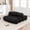 Black, variant on 76" Adjustable Oversized Bean Bag Bed, Cordaroys Bean Bag Bed with Premium Corduroy, Giant Bean Bag Sofa with Supportive Filling for Living Rooms, Offices, Dorms, Black