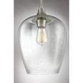 thumbnail image 2 of Quoizel Lighting TWE1510BN Towne 1 Light Mini Pendant Light, Brushed Nickel, 2 of 5