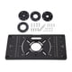 thumbnail image 1 of Placa de enrutador de aleación de aluminio, placa de inserción de mesa, máquina de recorte Universal, tablero abatible, negro, 1 of 5