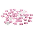 thumbnail image 1 of Unique Bargains 20mm Flat Back Round Acrylic Rhinestones, 200 Pack Plastic Circle Gems for Jewelry Making Costume, Rose Red, 1 of 6