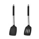 thumbnail image 4 of Espátula de Wok de silicona para el hogar, 2 uds., mango de acero inoxidable, espátula para cocinar, suministros de cocina HOMEMAXS 14129391-MX, 4 of 6