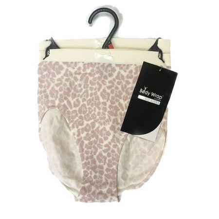 

Body Wrap 2 Pack Retro Lites Seamless Shaping Panty Pink Leopard/Black Large