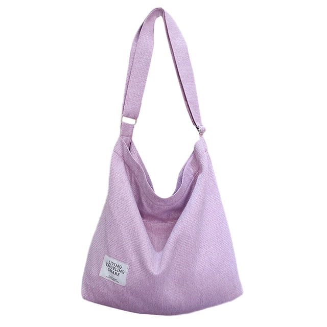 MAWCLOS Sac à Main pour Dames Messager Sac à Main Poignée Supérieure Multiples Poches Besaces Toile Femmes Mode Grande Capacité Rose