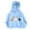 Blue, variant on Hoodie for Girls Cute Cartoon Cat Hooded Sweatshirt Casual Loose Long Sleeve Pullover Top