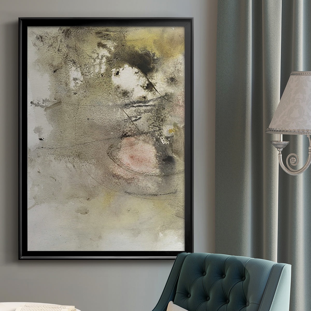 Soft Inspiration I Premium Framed Print, in Gold, Black, or Silver - Ready to Hang
