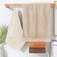 thumbnail image 5 of Juego de 5 toallitas blancas absorbentes reutilizables de 73 x 33 cm para piel sensible. Toalla de microfibra suave de secado rápido para limpieza facial (blanca)., 5 of 6