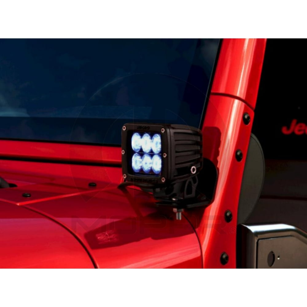 Mopar 82213472 LED Off Road Light Kit Jeep Wrangler Six LED Flood