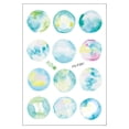 thumbnail image 1 of QUMIIRITY Adhesivos De Pared Con De Acuarela Para Decorar Baños Y Habitaciones Con Estilo, 1 of 8
