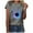 Grey, variant on Womens Sunflower Graphic T Shirts, Plus Size Tops for Women, Juniors Short Sleeve Crew Neck Summer Tunic Tees Purple