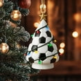 thumbnail image 5 of CuiLiyq Acrylic Football Themed Ornament, Christmas Tree Shaped Ornament, For Decorating Christmas Trees, Christmas Parties, Home Indoor And Outdoor Ornaments, 5 of 6