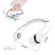 thumbnail image 3 of Portable Neck Fan, USB Fan 5000mAh Bladeless Quiet Work 16h Max Person Necklace Neck Fan Cooler Rechargeable 3 Speeds (Folding-nature white), 3 of 5