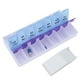 thumbnail image 5 of Estuche para pastillas AM/PM de 7 días, organizador semanal de pastillas, cápsulas, suplementos, vitaminas, pastillero de viaje., 5 of 14