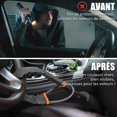 thumbnail image 2 of Car Anti-Theft Rod, Car Anti-Theft, Car Steering Wheel Lock, 3 Keys (BLACK)Heavy Duty, Universal Fit,, 2 of 5